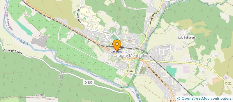 localisation de l'entreprise ZLS  LARAGNE-MONTEGLIN