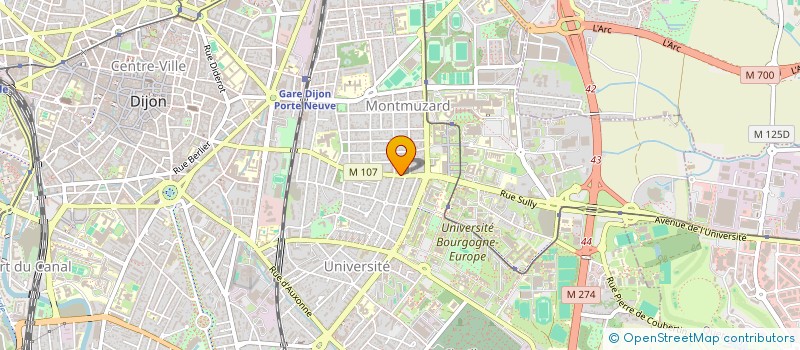 localisation de l'entreprise ZM 21  DIJON