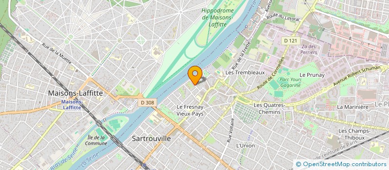 localisation de l'entreprise ZM  SARTROUVILLE