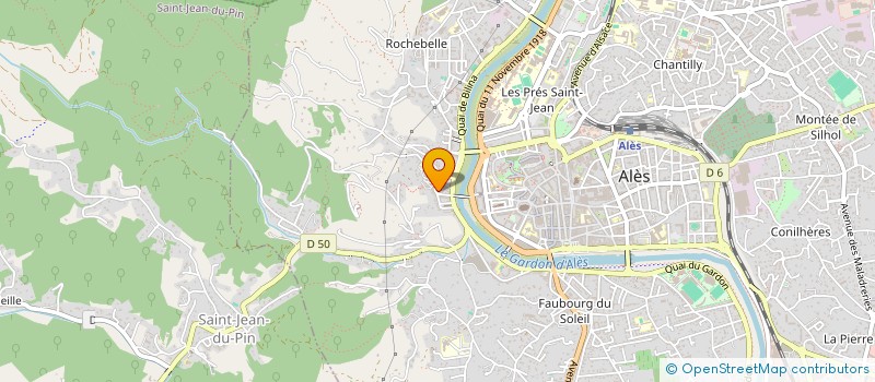 localisation de l'entreprise ZM  ALES