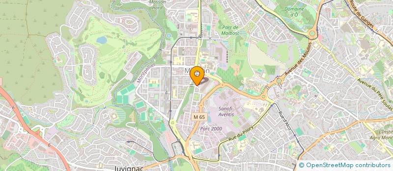 localisation de l'entreprise ZM AUTO à MONTPELLIER