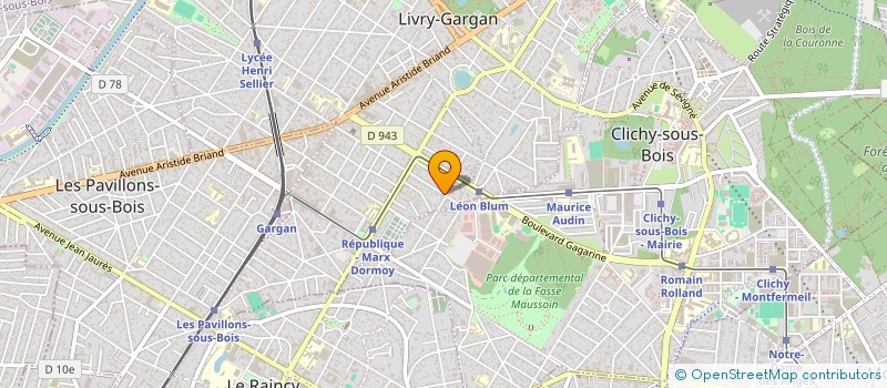 localisation de l'entreprise ZM BAT à LIVRY-GARGAN