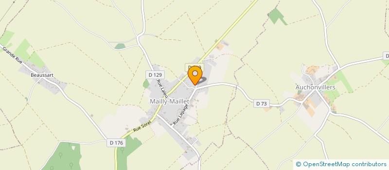 localisation de l'entreprise ZM CULTURES  MAILLY-MAILLET