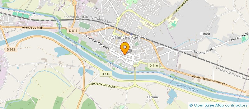 localisation de l'entreprise ZM ENERGIES à VALENCE