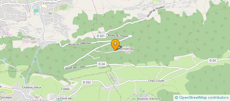 localisation de l'entreprise ZM IMMO  LUGRIN