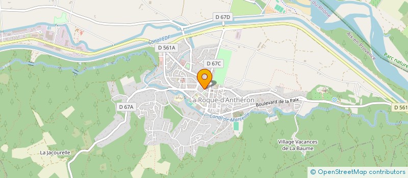 localisation de l'entreprise ZM IMMOBILIER  LA ROQUE D'ANTHERON