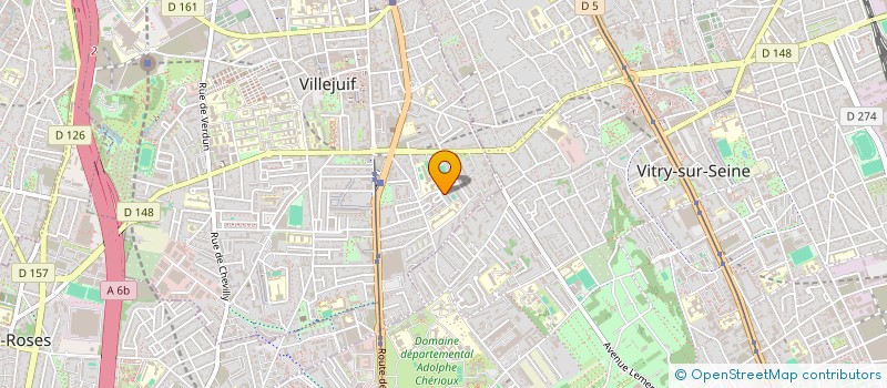 localisation de l'entreprise ZM PRESTIGE à VILLEJUIF