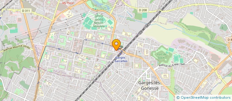 localisation de l'entreprise ZM SERVICES  SARCELLES