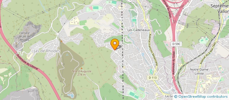 localisation de l'entreprise ZM&SL à LES PENNES-MIRABEAU