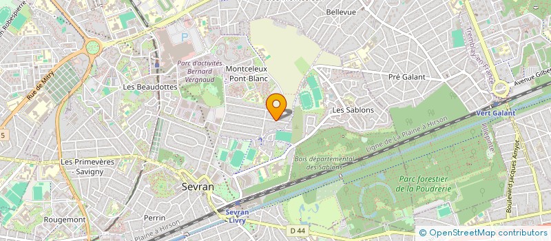 localisation de l'entreprise ZM TRANSPORT à SEVRAN