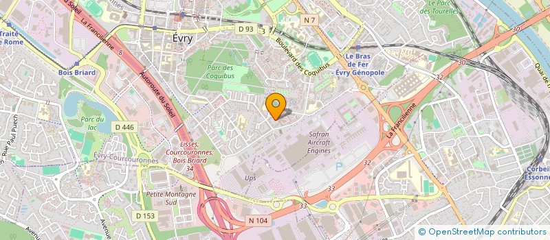 localisation de l'entreprise ZMAY à EVRY-COURCOURONNES