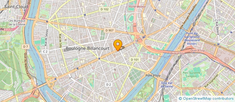 localisation de l'entreprise ZMC MULTIMEDIA  BOULOGNE-BILLANCOURT