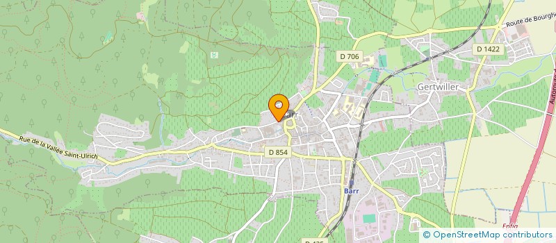 localisation de l'entreprise ZMF BARR  BARR