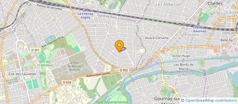 localisation de l'entreprise ZMF INDUSTRY à GAGNY