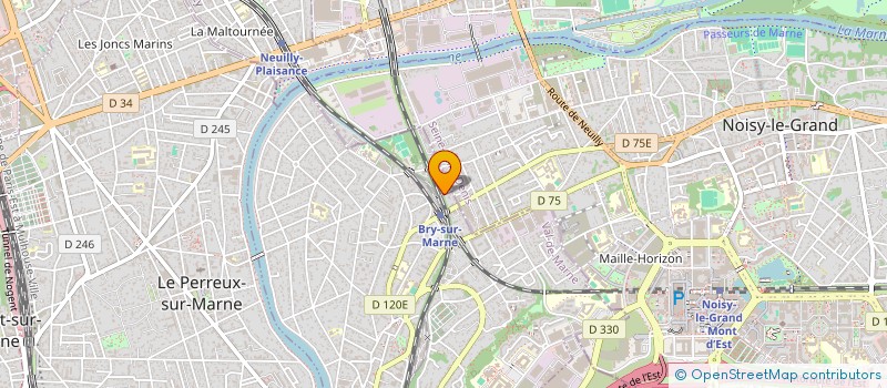 localisation de l'entreprise ZMNK IMMOBILIER à BRY-SUR-MARNE