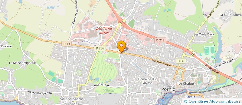 localisation de l'entreprise ZMOULI CARDIO à PORNIC
