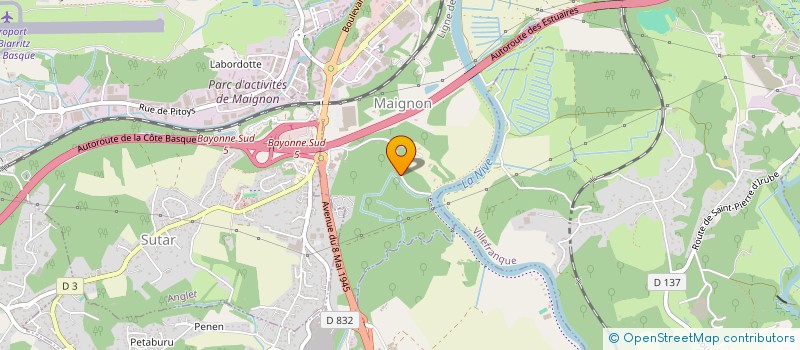 localisation de l'entreprise ZMR IMMO  BAYONNE