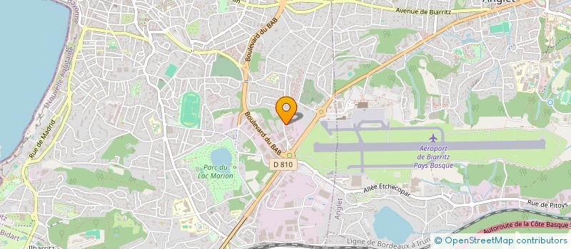 localisation de l'entreprise ZMS  BIARRITZ