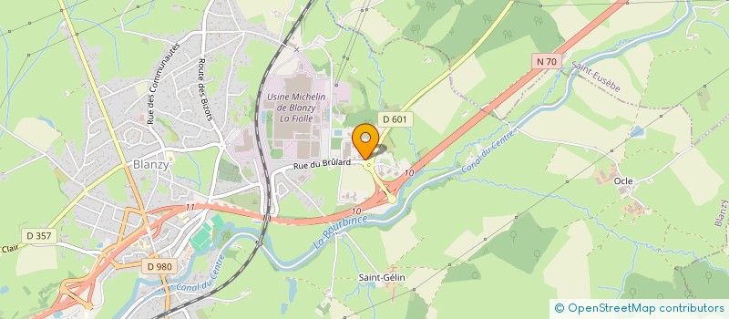 localisation de l'entreprise ZMS  BLANZY