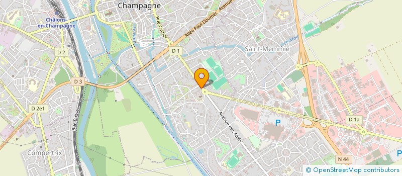 localisation de l'entreprise ZMS PATRIMOINE  CHALONS-EN-CHAMPAGNE