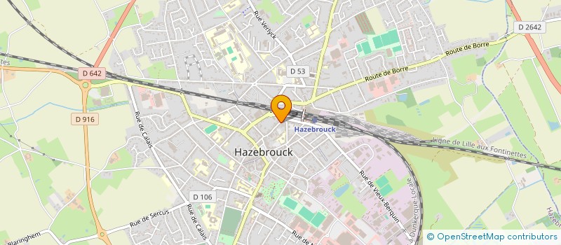 localisation de l'entreprise ZMT GLOBAL INTERNATIONAL  HAZEBROUCK