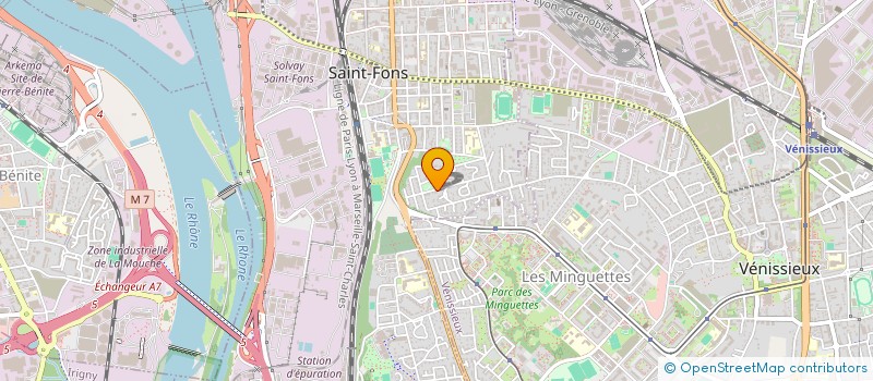 localisation de l'entreprise ZMZ HOLDING  SAINT-FONS