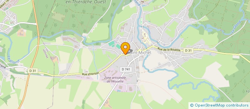 localisation de l'entreprise ZN à SAINT-MICHEL