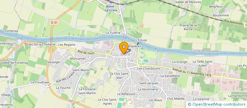 localisation de l'entreprise ZN BARBER  BLERE