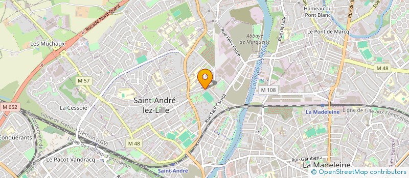 localisation de l'entreprise ZN EVENTS à SAINT-ANDRE-LEZ-LILLE