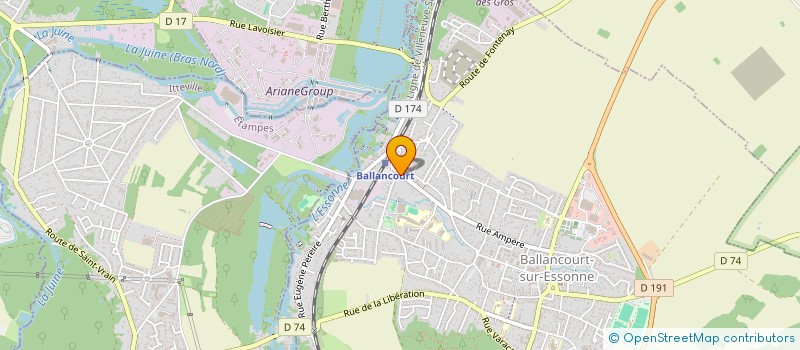localisation de l'entreprise ZNA à BALLANCOURT-SUR-ESSONNE