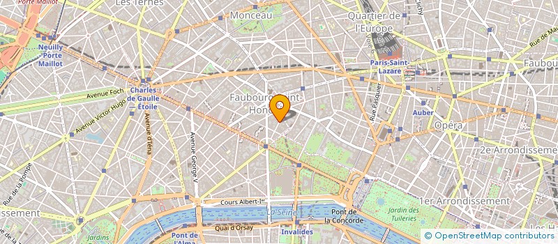 localisation de l'entreprise ZNA INVEST  PARIS