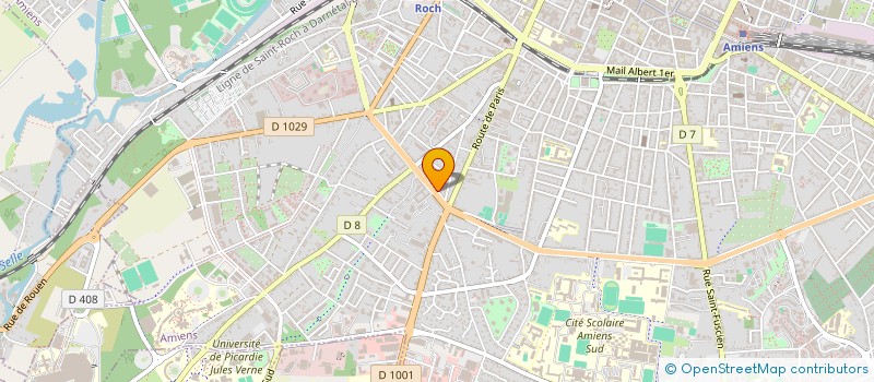 localisation de l'entreprise ZNCA INVEST  AMIENS