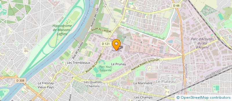 localisation de l'entreprise ZNCI IDF à SARTROUVILLE