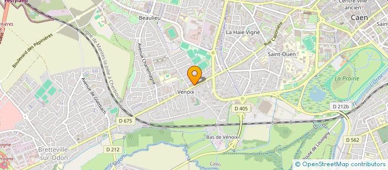 localisation de l'entreprise ZNL à CAEN