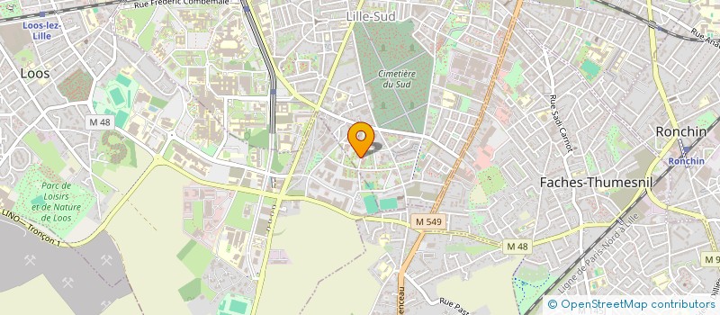 localisation de l'entreprise ZNL TOP RENOV à LILLE
