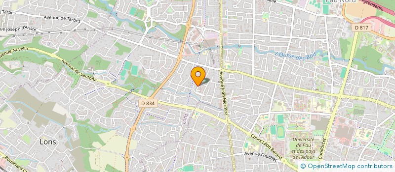 localisation de l'entreprise ZNT VTC à LONS