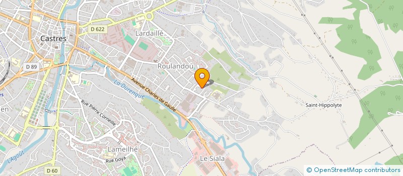 localisation de l'entreprise ZNZ FIBRE  CASTRES