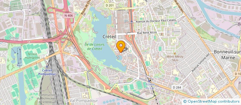 localisation de l'entreprise ZNZDM  CRETEIL