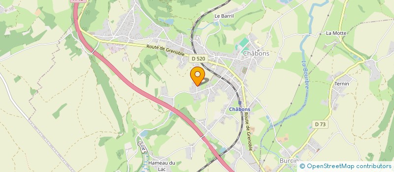 localisation de l'entreprise ZO  CHABONS