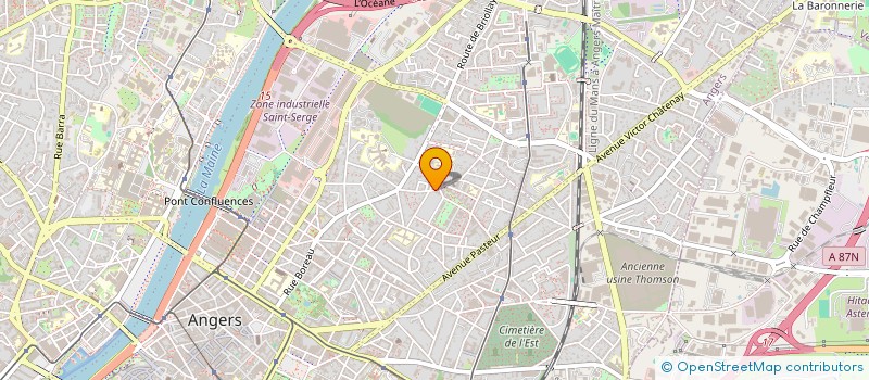 localisation de l'entreprise ZO à ANGERS