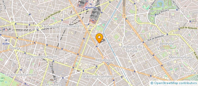 localisation de l'entreprise ZOA  PARIS