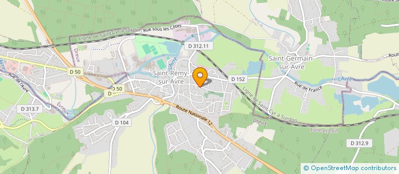 localisation de l'entreprise ZOA CENTRE à SAINT-REMY-SUR-AVRE