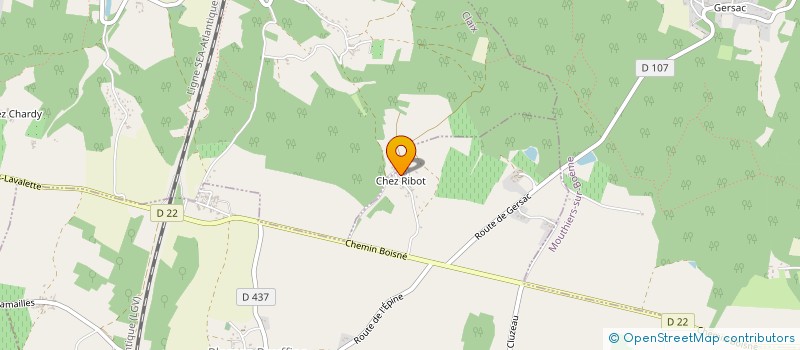 localisation de l'entreprise ZOA IMMOBILIER  PLASSAC-ROUFFIAC