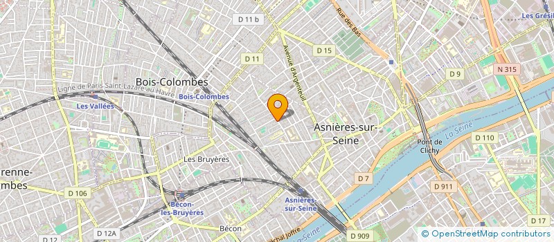 localisation de l'entreprise ZOAI LAB  ASNIERES-SUR-SEINE