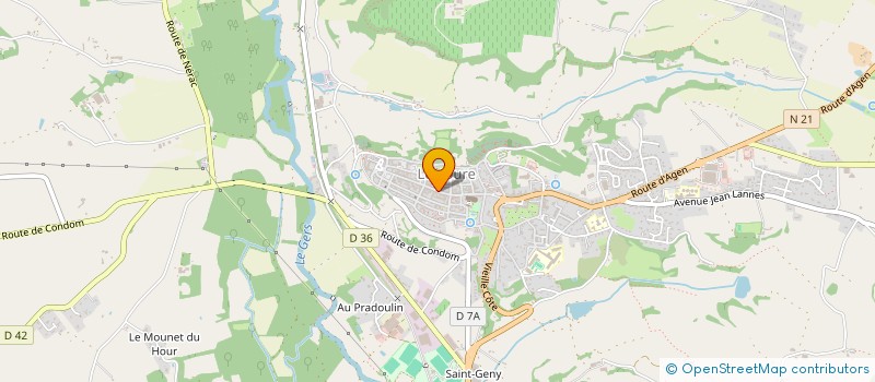 localisation de l'entreprise ZOAKIE  LECTOURE