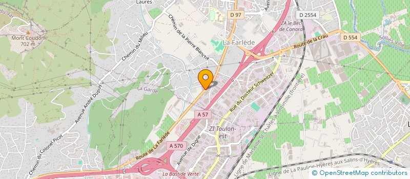 localisation de l'entreprise ZOAN à LA FARLEDE