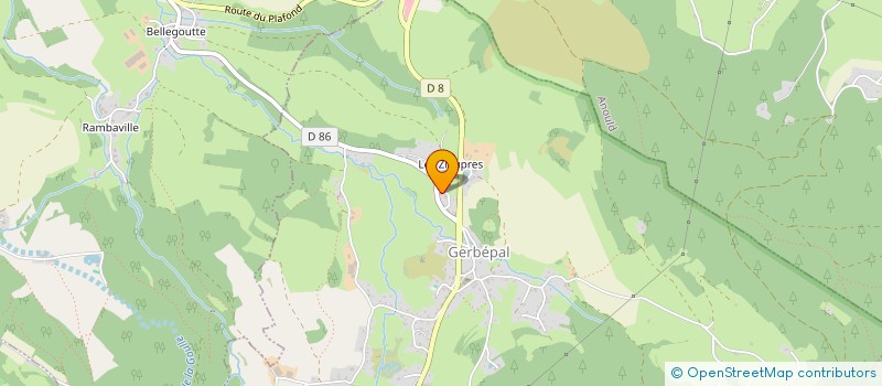localisation de l'entreprise ZOANE  GERBEPAL