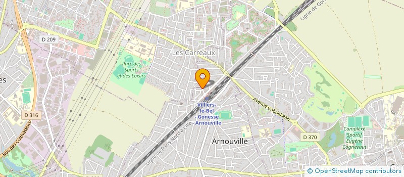 localisation de l'entreprise ZOBIA  ARNOUVILLE