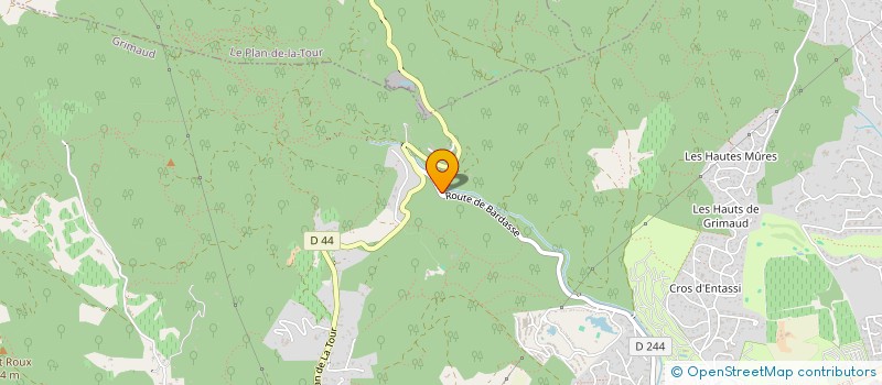 localisation de l'entreprise ZOBLI à GRIMAUD
