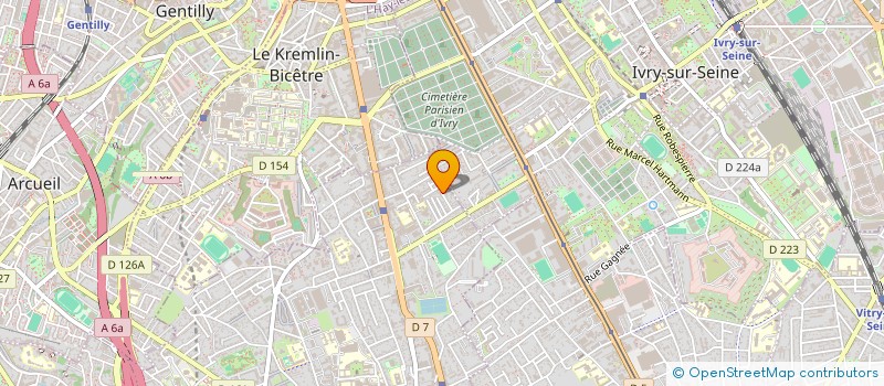 localisation de l'entreprise ZOCLIF à VILLEJUIF